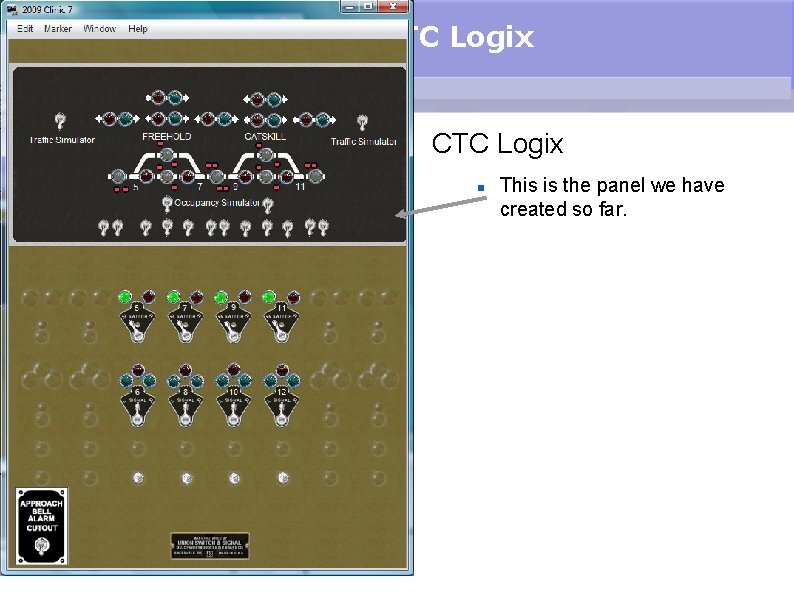 CTC Machine Logix using JMRIPanel Pro Dick Bronson
