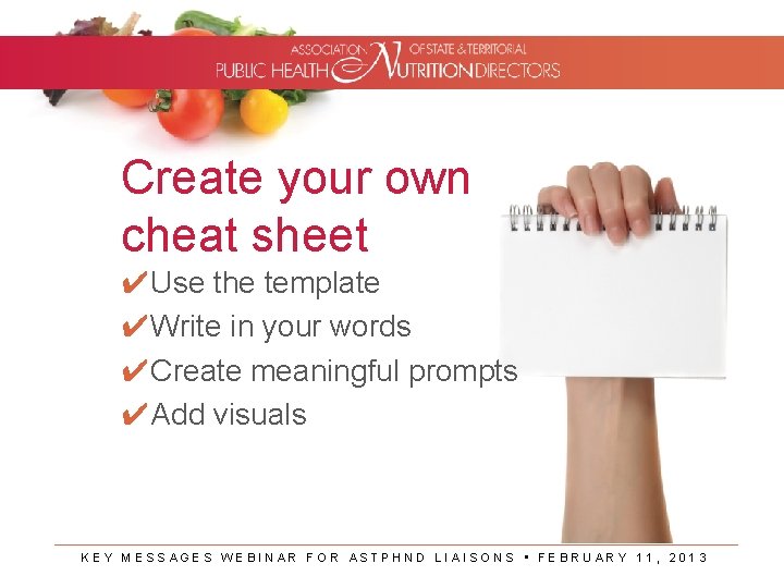 Create your own cheat sheet ✔Use the template ✔Write in your words ✔Create meaningful