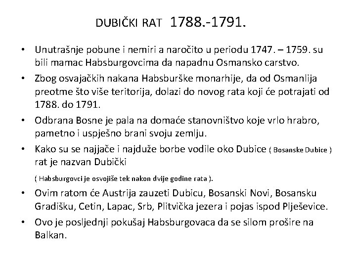 Ratovi i njihove posljedice na tlu Bosanskog ejaleta