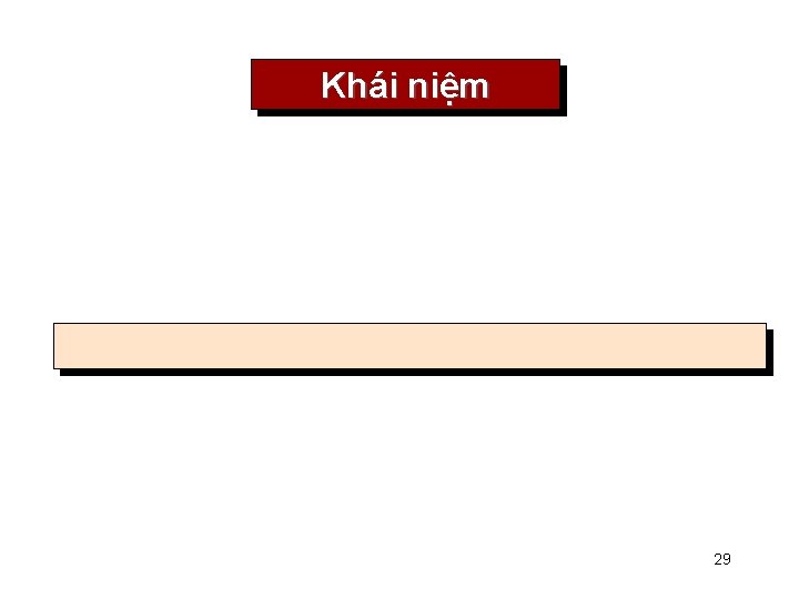 Khái niệm 29 