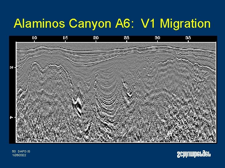 Alaminos Canyon A 6: V 1 Migration 50 DAPD: IS 1/26/2022 Alaminos Canyon A 6: V 1 Migration 50 DAPD: IS 1/26/2022