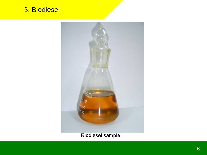 3. Biodiesel sample 6 