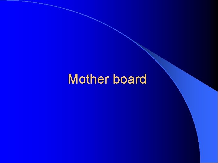 Mother board 