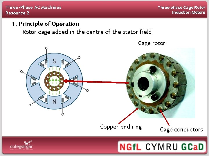 Three-Phase AC Machines Resource 2 Three-phase Cage Rotor Induction Motors 1. Principle of Operation