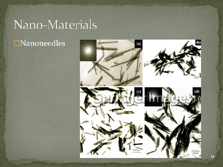 Nano-Materials �Nanoneedles 11 
