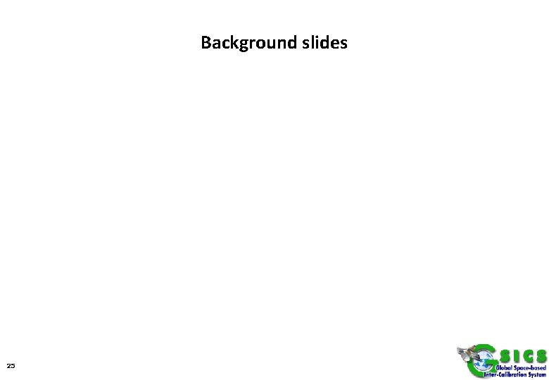 Background slides 25 