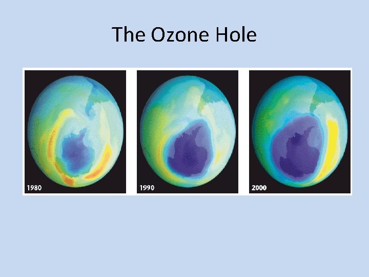 The Ozone Hole 