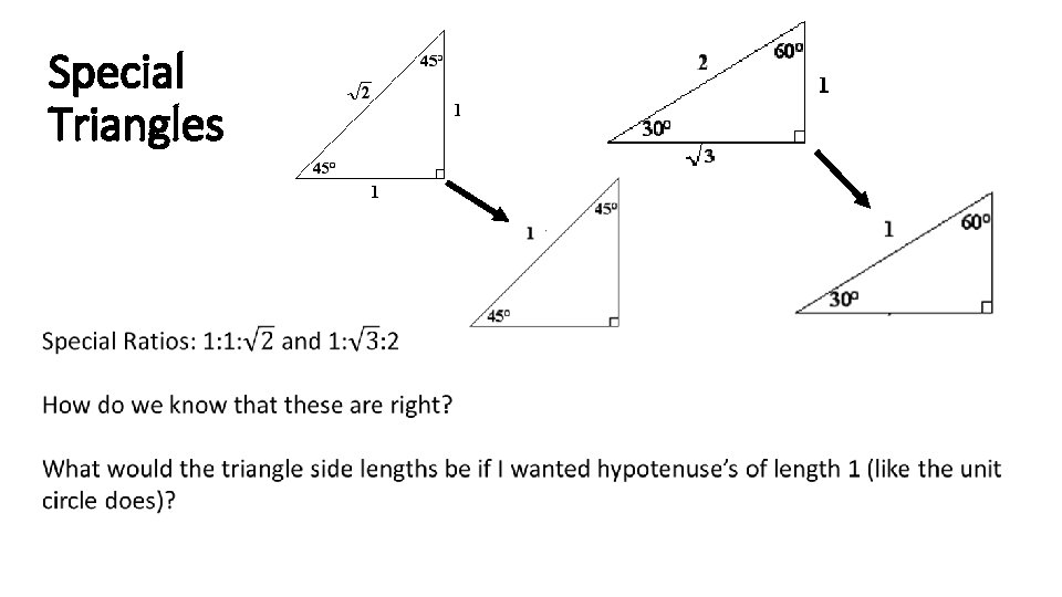 Special Triangles 
