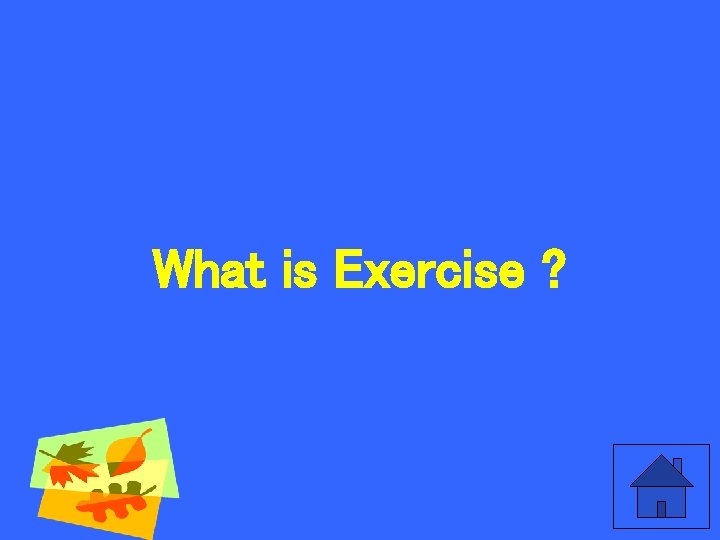 What is Exercise ? 