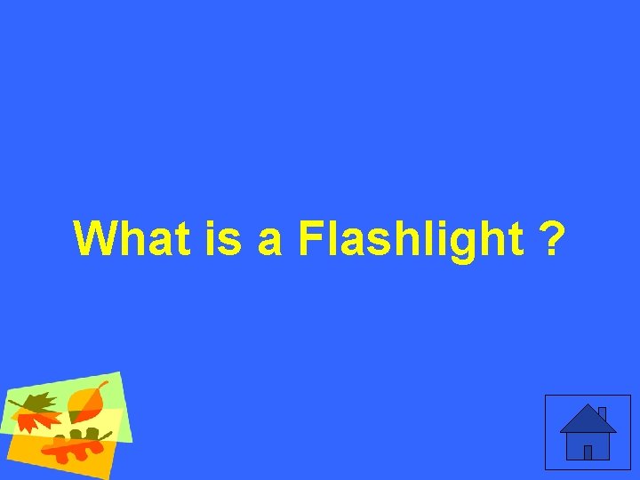 What is a Flashlight ? 