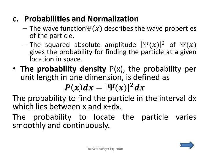  • The Schrödinger Equation 