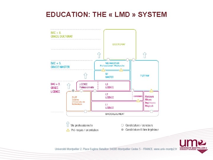 EDUCATION: THE « LMD » SYSTEM 