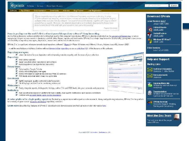EPrints Website 