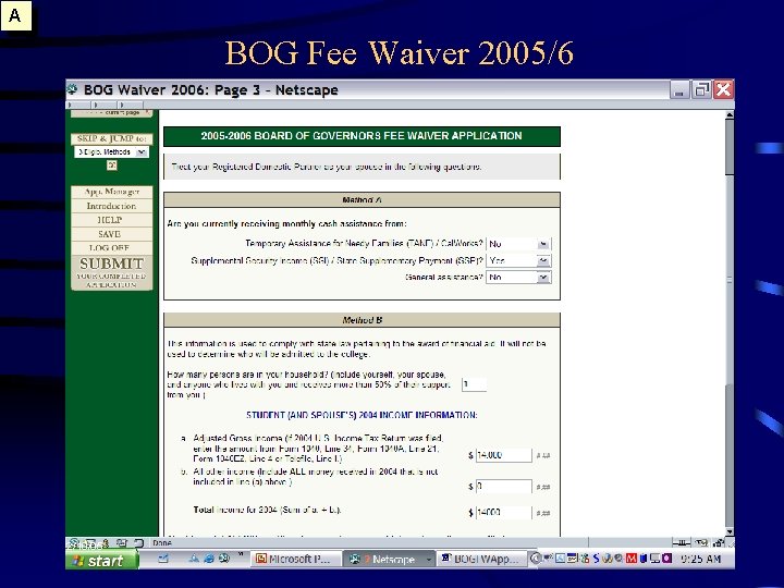 A BOG Fee Waiver 2005/6 2/10/05 10 