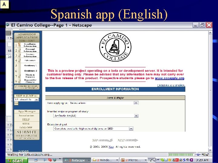 A Spanish app (English) 2/10/05 24 