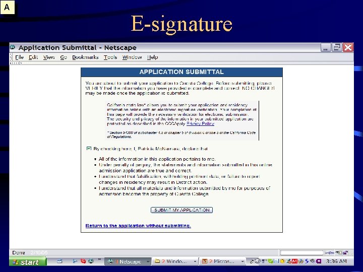 A E-signature 2/10/05 27 