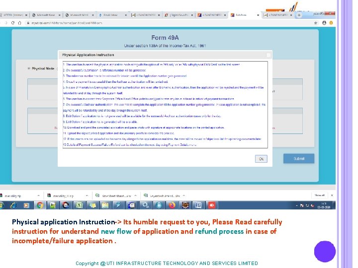 Physical application Instruction-> Its humble request to you, Please Read carefully instruction for understand