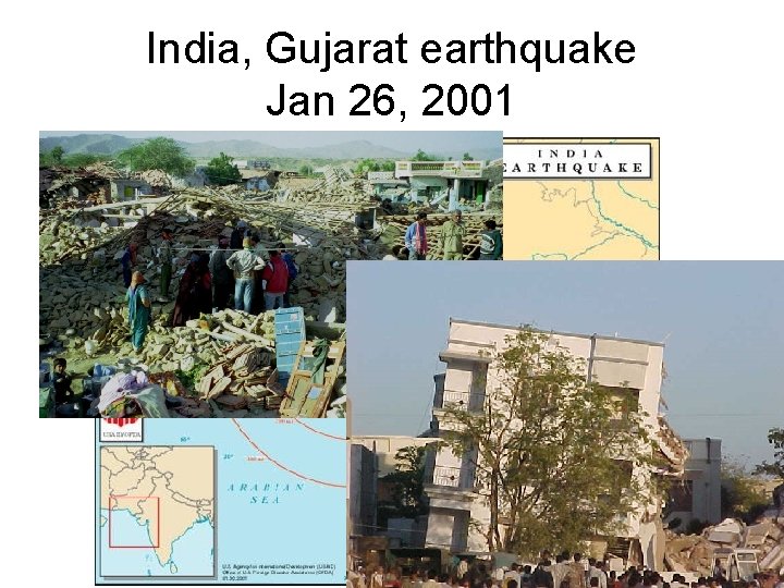 India, Gujarat earthquake Jan 26, 2001 