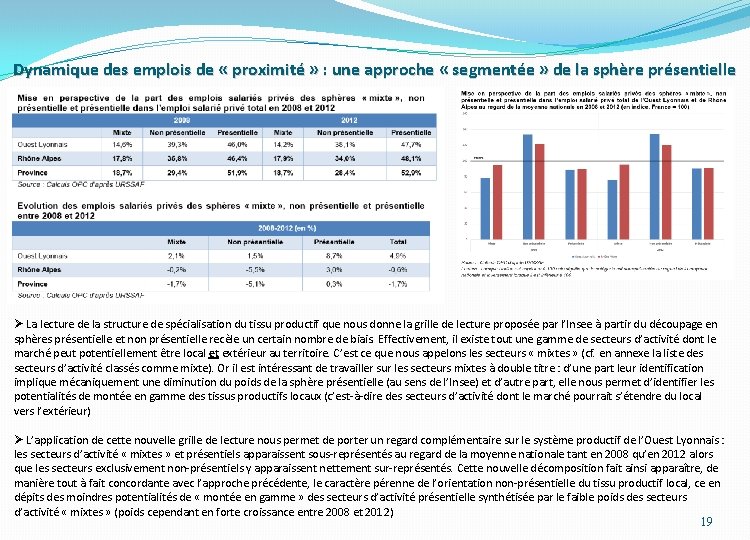 Dynamique des emplois de « proximité » : une approche « segmentée » de