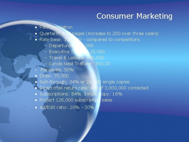 Consumer Marketing • Paid Circulation • Quarterly, 170 pages (increase to 200 over three