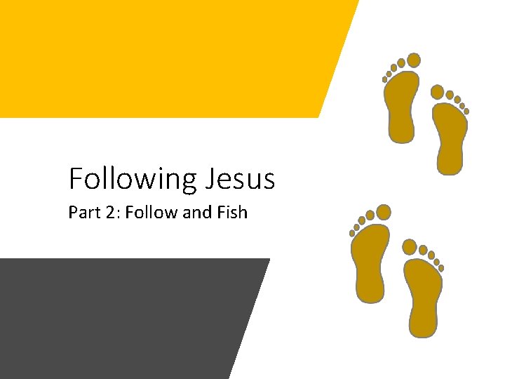 Following Jesus Part 2: Follow and Fish 