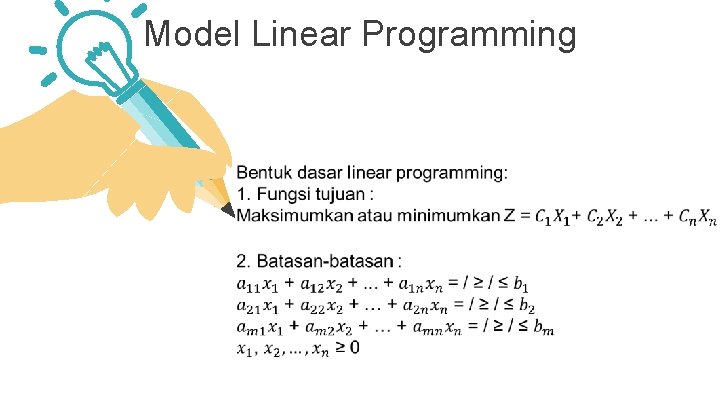 Model Linear Programming 