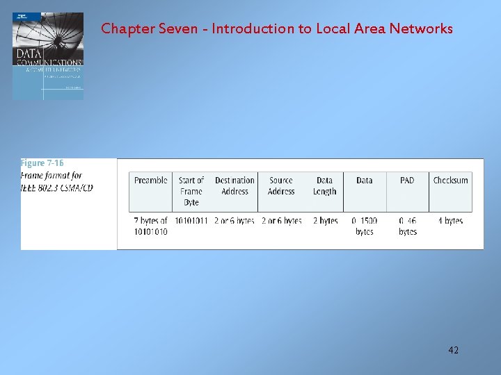 Chapter Seven - Introduction to Local Area Networks 42 