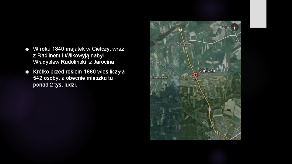  W roku 1840 majątek w Cielczy, wraz z Radlinem i Wilkowyją nabył Władysław