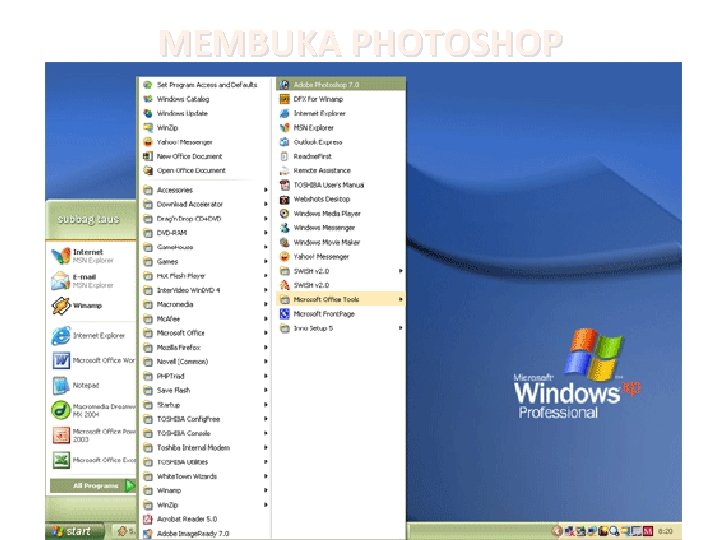 MEMBUKA PHOTOSHOP 