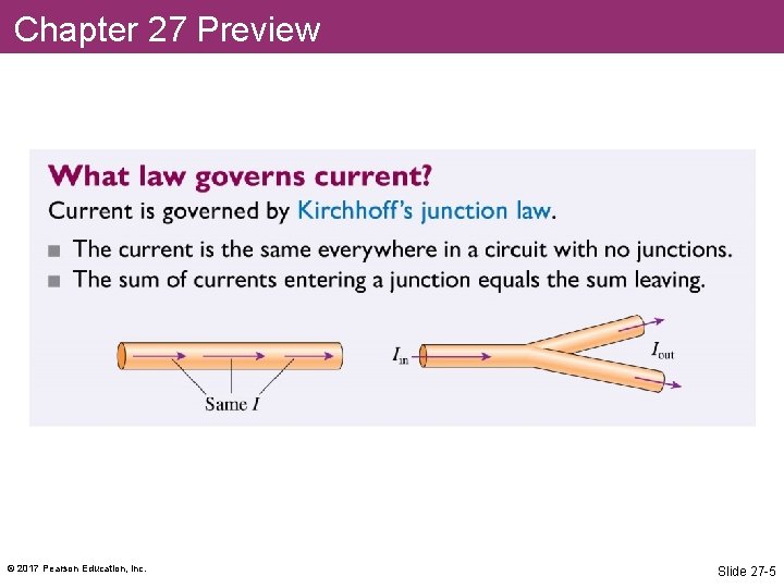 Chapter 27 Preview © 2017 Pearson Education, Inc. Slide 27 -5 