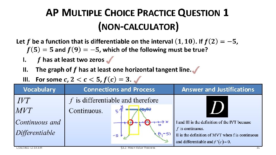 AP MULTIPLE CHOICE PRACTICE QUESTION 1 (NON-CALCULATOR) Vocabulary 1/26/2022 12: 34 AM Connections and AP MULTIPLE CHOICE PRACTICE QUESTION 1 (NON-CALCULATOR) Vocabulary 1/26/2022 12: 34 AM Connections and