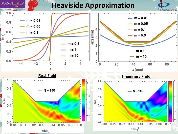 Heaviside Approximation Real Field Imaginary Field 