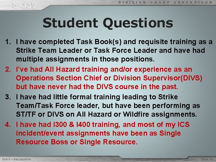 D I V I S I O N / G R O U P