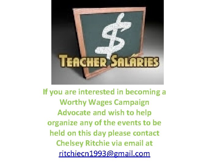 If you are interested in becoming a Worthy Wages Campaign Advocate and wish to