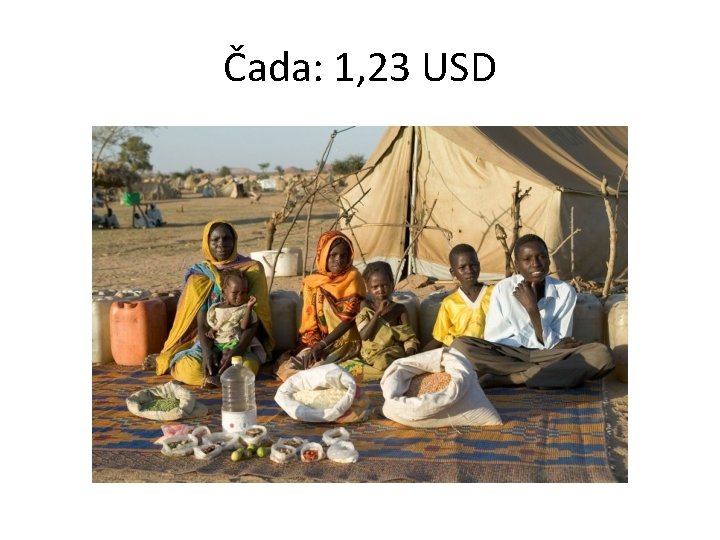 Čada: 1, 23 USD 