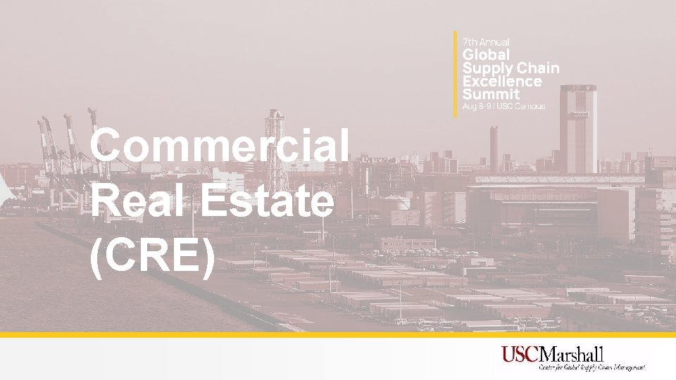 Commercial Real Estate (CRE) 