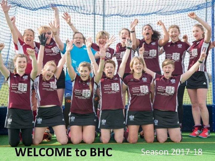 WELCOME to BHC Season 2017 -18 