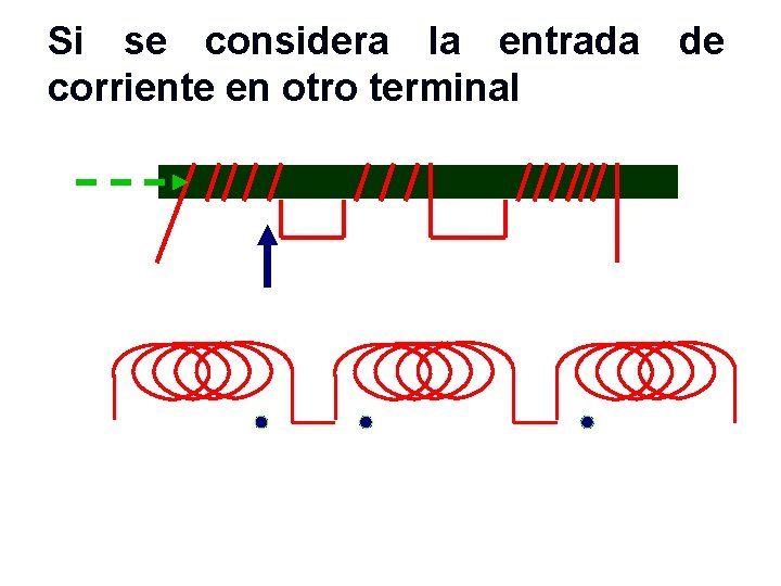 Si se considera la entrada de corriente en otro terminal 20 