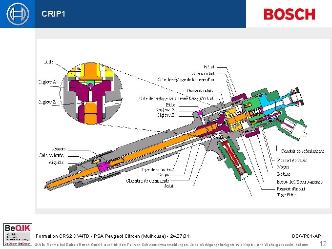 CRIP 1 Formation CRS 2 DV 4 TD - PSA Peugeot Citroën (Mulhouse) - CRIP 1 Formation CRS 2 DV 4 TD - PSA Peugeot Citroën (Mulhouse) -