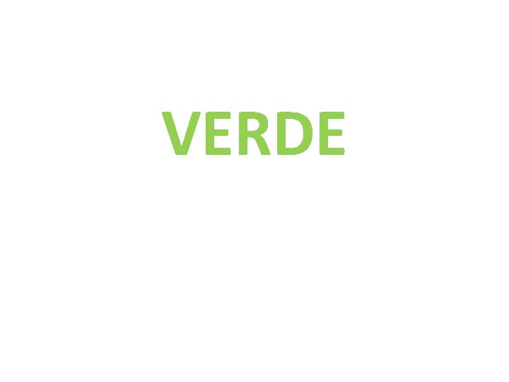 VERDE 