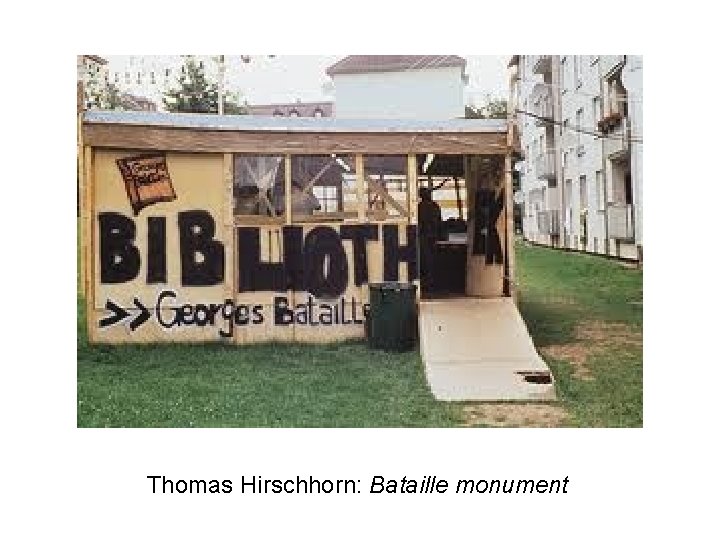 Thomas Hirschhorn: Bataille monument 