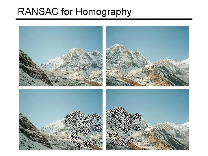 RANSAC for Homography 