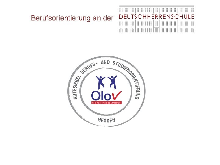 Berufsorientierung an der 