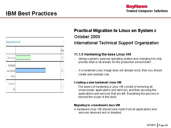 IBM Best Practices Practical Migration to Linux on System z October 2009 International Technical