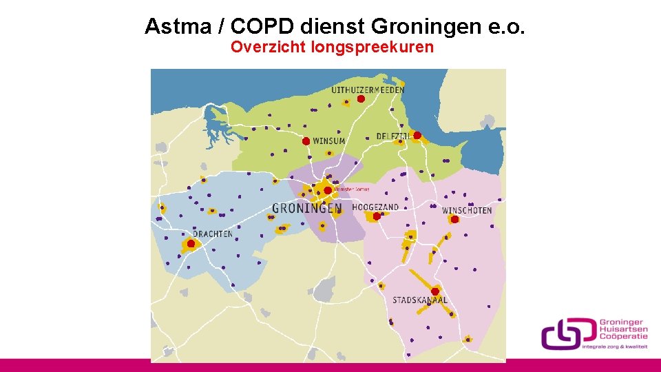 Astma / COPD dienst Groningen e. o. Overzicht longspreekuren 