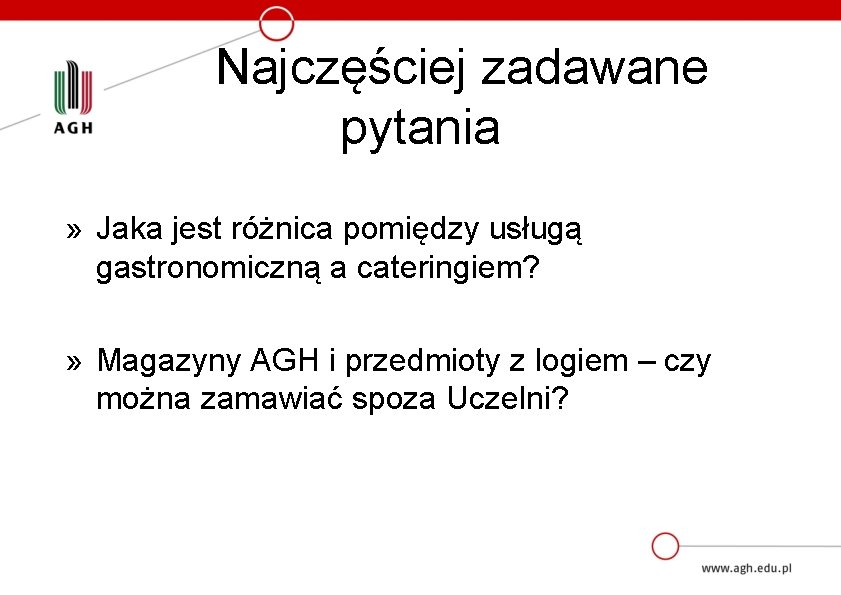 Najczęściej zadawane pytania » Jaka jest różnica pomiędzy usługą gastronomiczną a cateringiem? » Magazyny