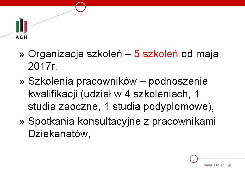 » Organizacja szkoleń – 5 szkoleń od maja 2017 r. » Szkolenia pracowników –