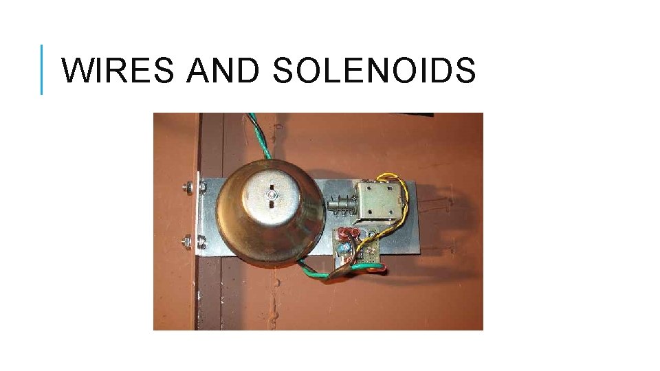 WIRES AND SOLENOIDS 