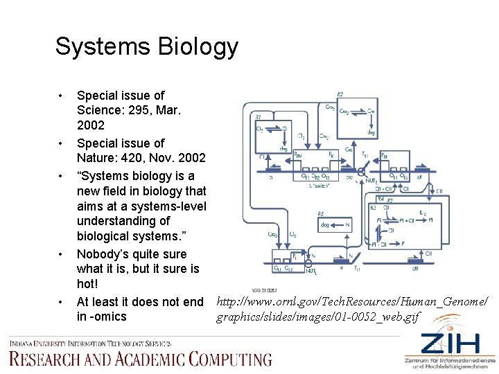 Systems Biology • • • Special issue of Science: 295, Mar. 2002 Special issue