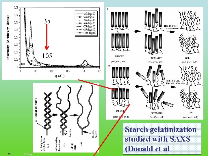 35 105 21 FRC. ppt Starch gelatinization studied with SAXS (Donald et al 